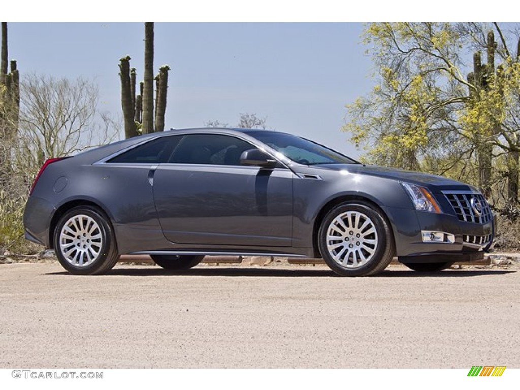 Thunder Gray ChromaFlair 2012 Cadillac CTS Coupe Exterior Photo #64566392