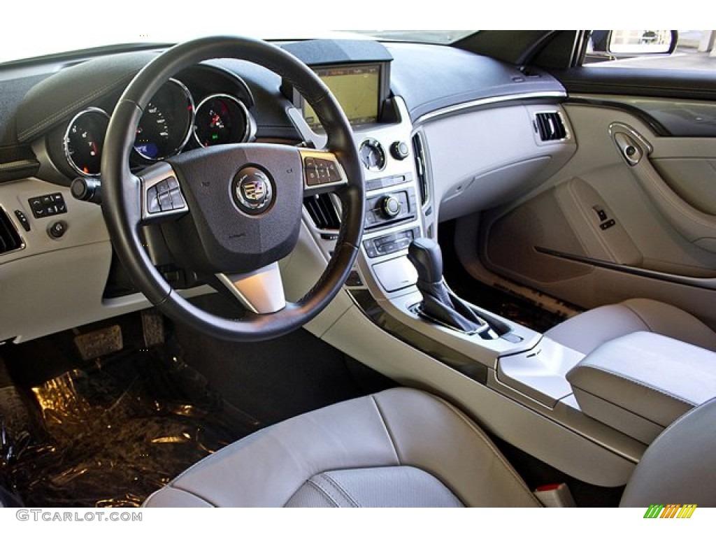 Light Titanium/Ebony Interior 2012 Cadillac CTS Coupe Photo #64566455