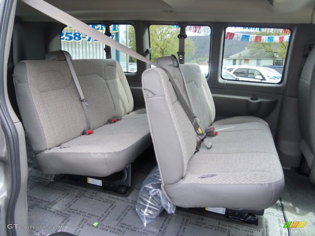 2012 Express LT 1500 AWD Passenger Van - Graystone Metallic / Medium Pewter photo #29