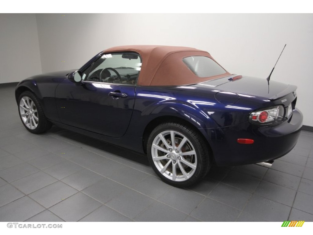 Stormy Blue Mica 2007 Mazda MX-5 Miata Grand Touring Roadster Exterior Photo #64569144