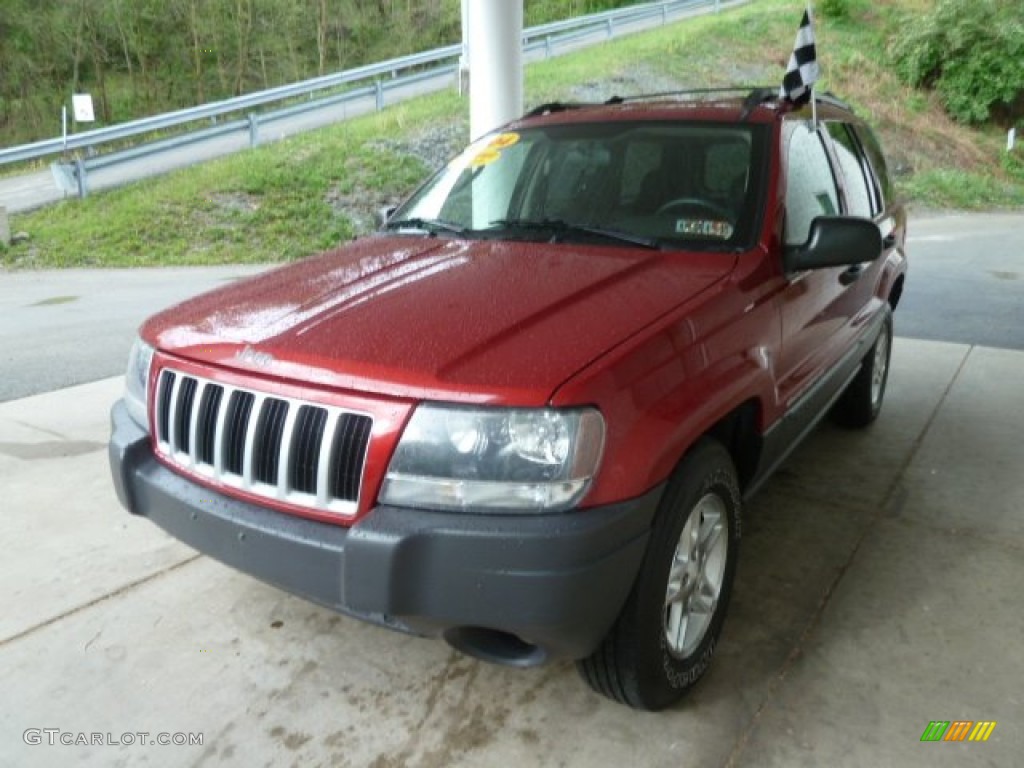 2004 Grand Cherokee Laredo 4x4 - Deep Lava Red Metallic / Dark Slate Gray photo #5