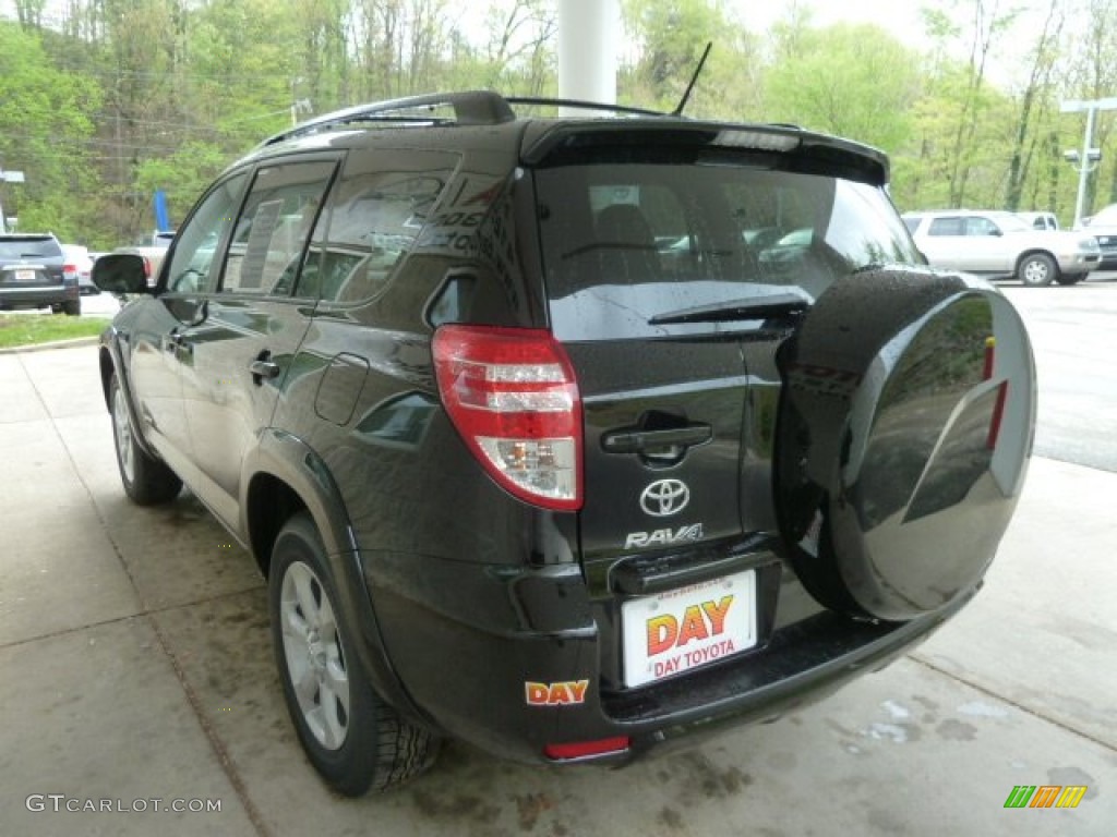 2012 RAV4 Limited 4WD - Black / Ash photo #4