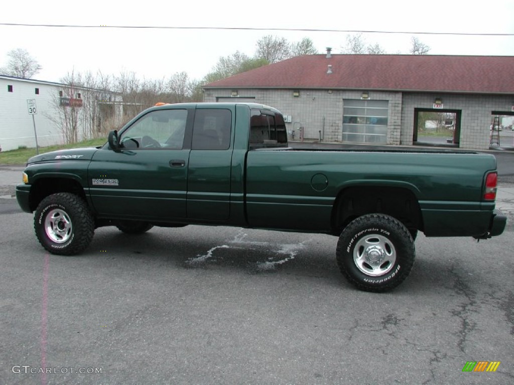 2000 Ram 2500 SLT Extended Cab 4x4 - Forest Green Pearlcoat / Agate photo #5