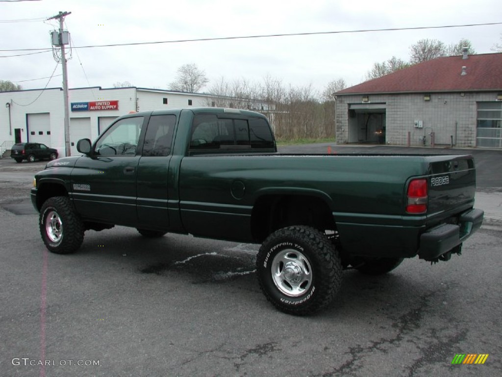2000 Ram 2500 SLT Extended Cab 4x4 - Forest Green Pearlcoat / Agate photo #6