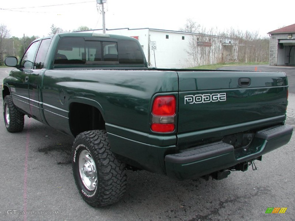 2000 Ram 2500 SLT Extended Cab 4x4 - Forest Green Pearlcoat / Agate photo #7