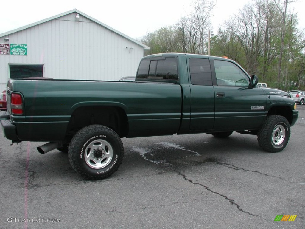 2000 Ram 2500 SLT Extended Cab 4x4 - Forest Green Pearlcoat / Agate photo #10