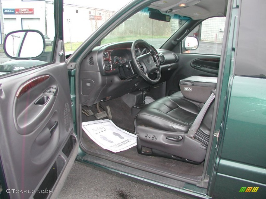 2000 Ram 2500 SLT Extended Cab 4x4 - Forest Green Pearlcoat / Agate photo #21