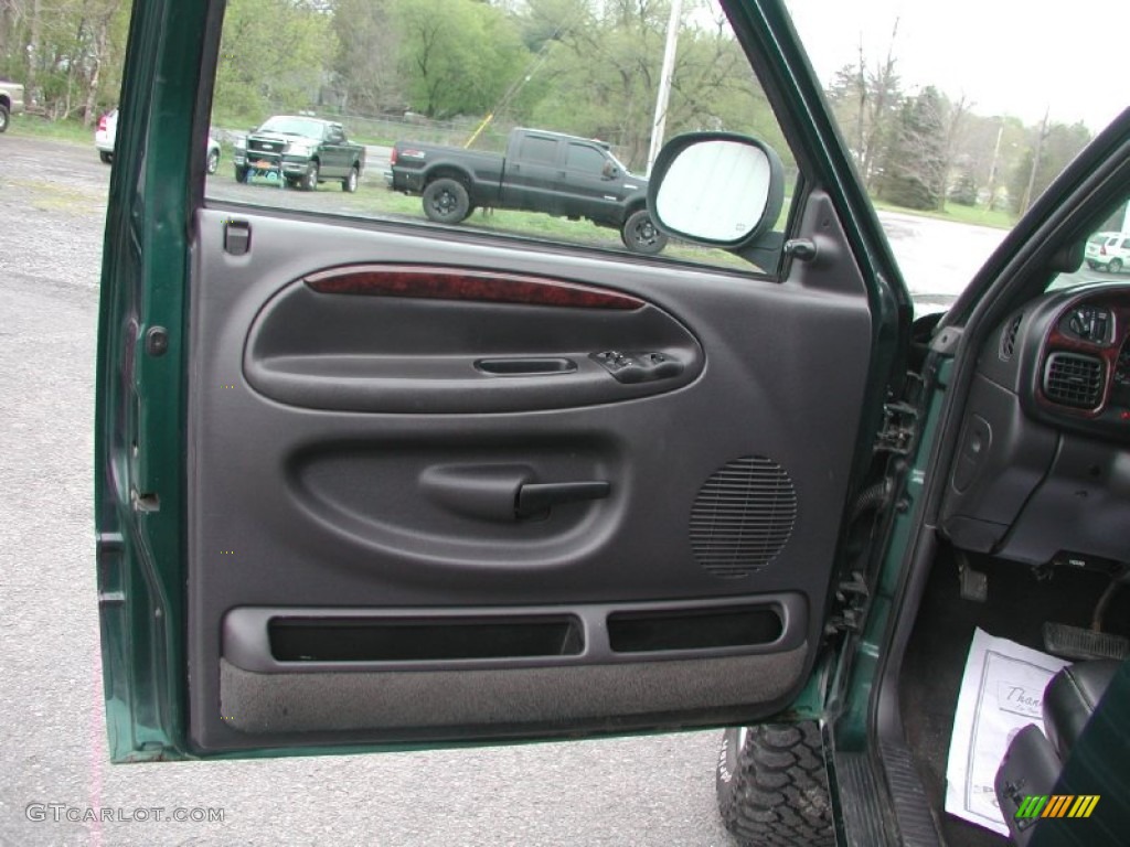 2000 Ram 2500 SLT Extended Cab 4x4 - Forest Green Pearlcoat / Agate photo #22