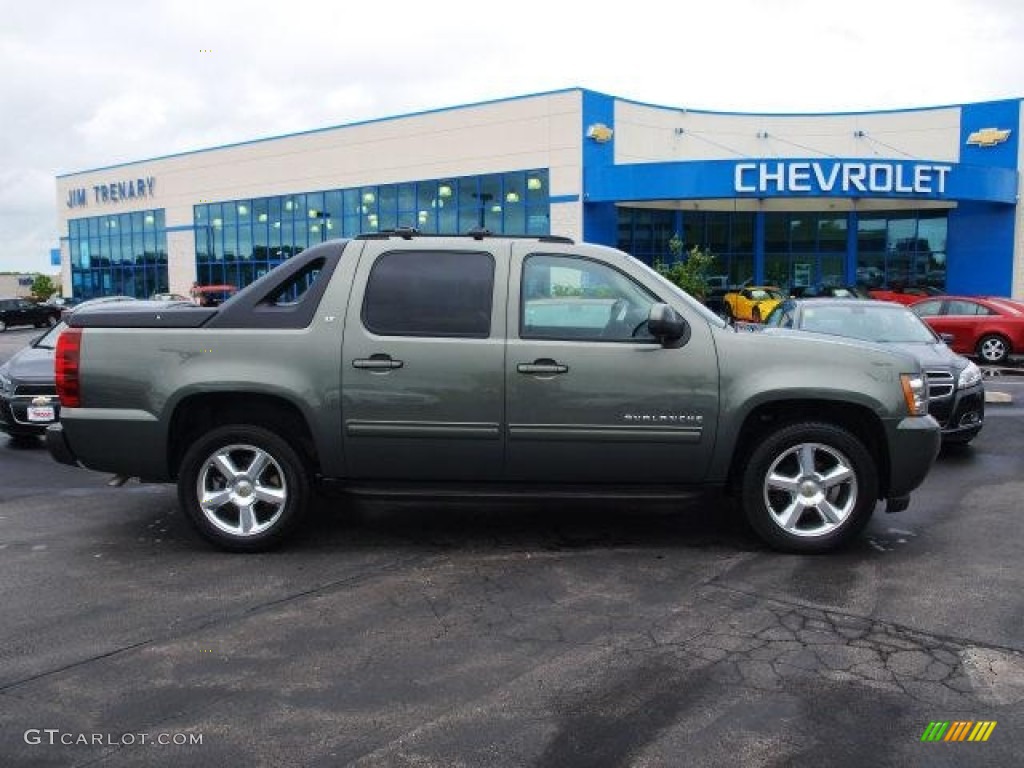 2011 Avalanche LT 4x4 - Steel Green Metallic / Ebony photo #1