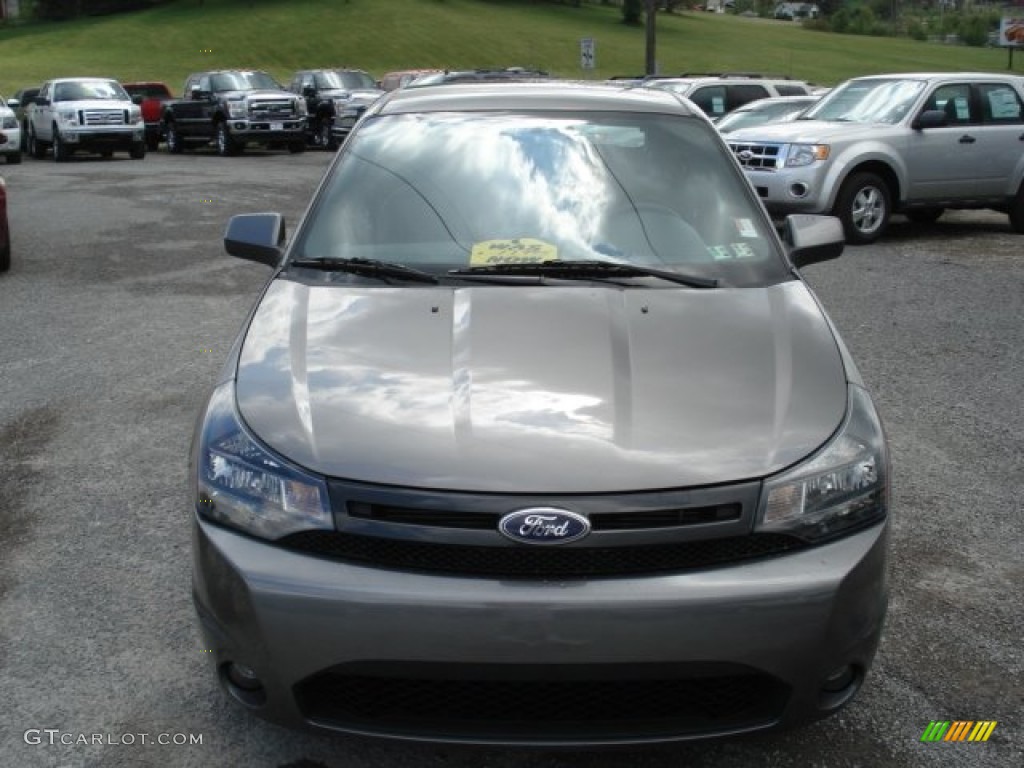 2010 Focus SES Sedan - Sterling Grey Metallic / Charcoal Black photo #3