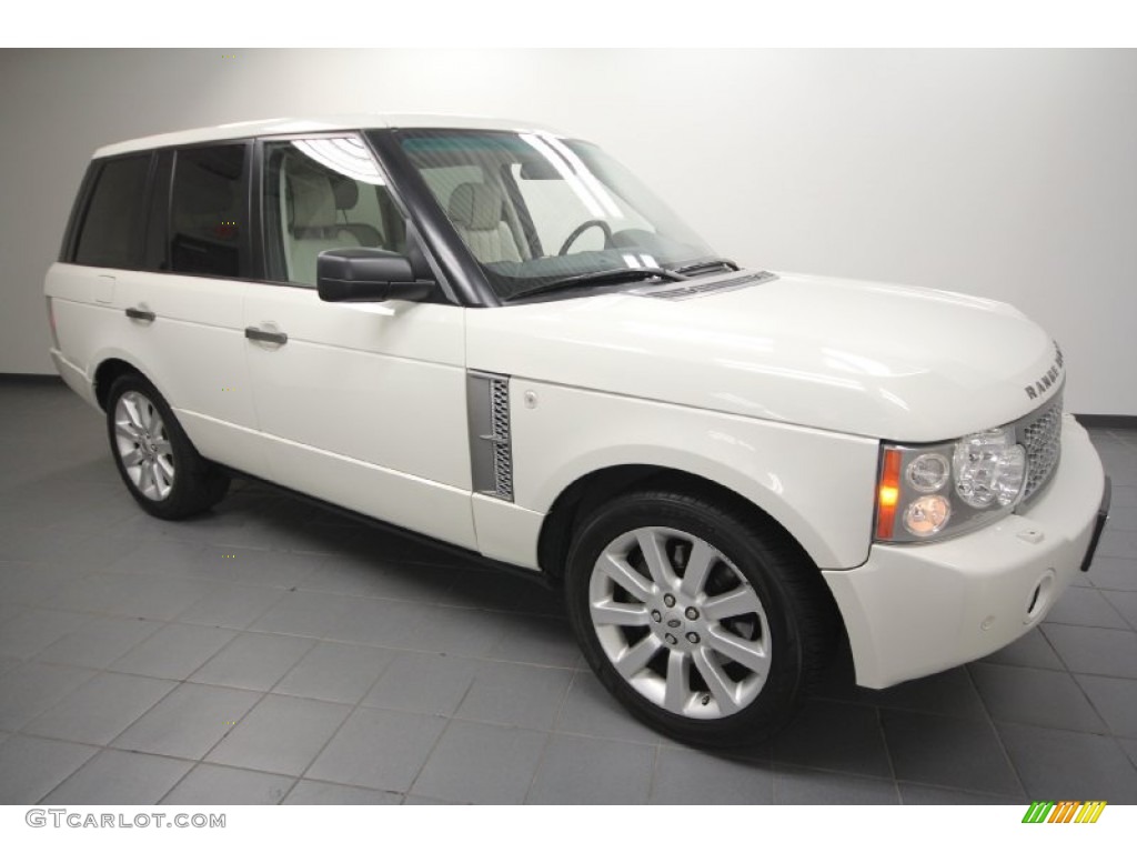 2007 Range Rover Supercharged - Chawton White / Ivory/Black photo #1