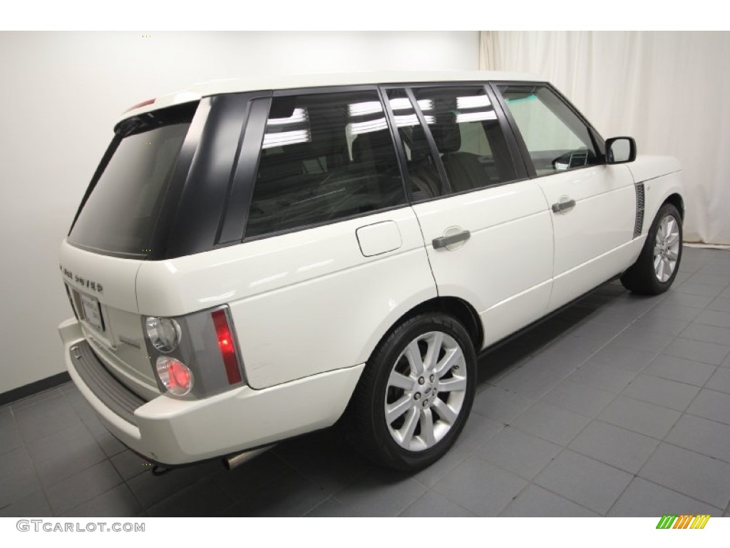 2007 Range Rover Supercharged - Chawton White / Ivory/Black photo #11