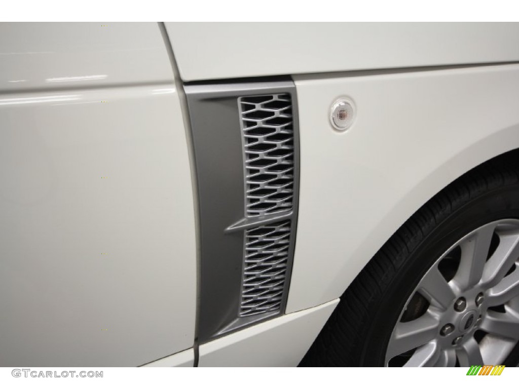 2007 Range Rover Supercharged - Chawton White / Ivory/Black photo #49