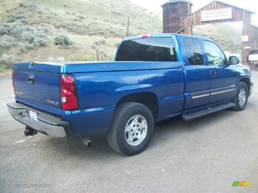2004 Silverado 1500 LS Extended Cab - Arrival Blue Metallic / Dark Charcoal photo #2