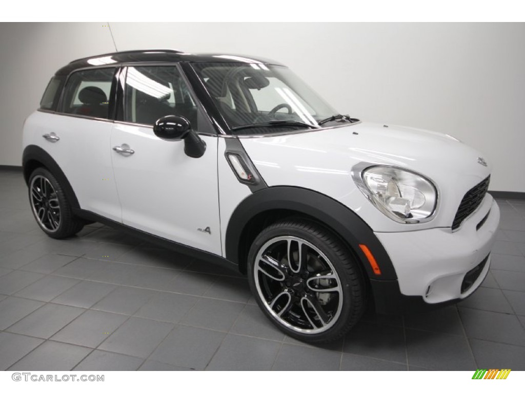 Light White 2012 Mini Cooper S Countryman All4 AWD Exterior Photo #64573160
