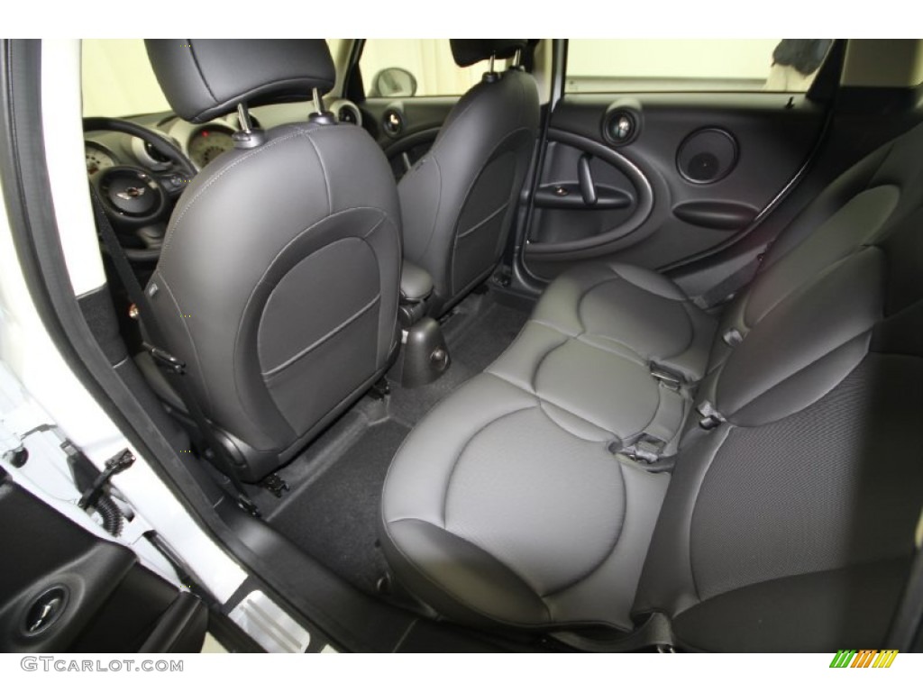 Carbon Black Interior 2012 Mini Cooper S Countryman All4 AWD Photo #64573358