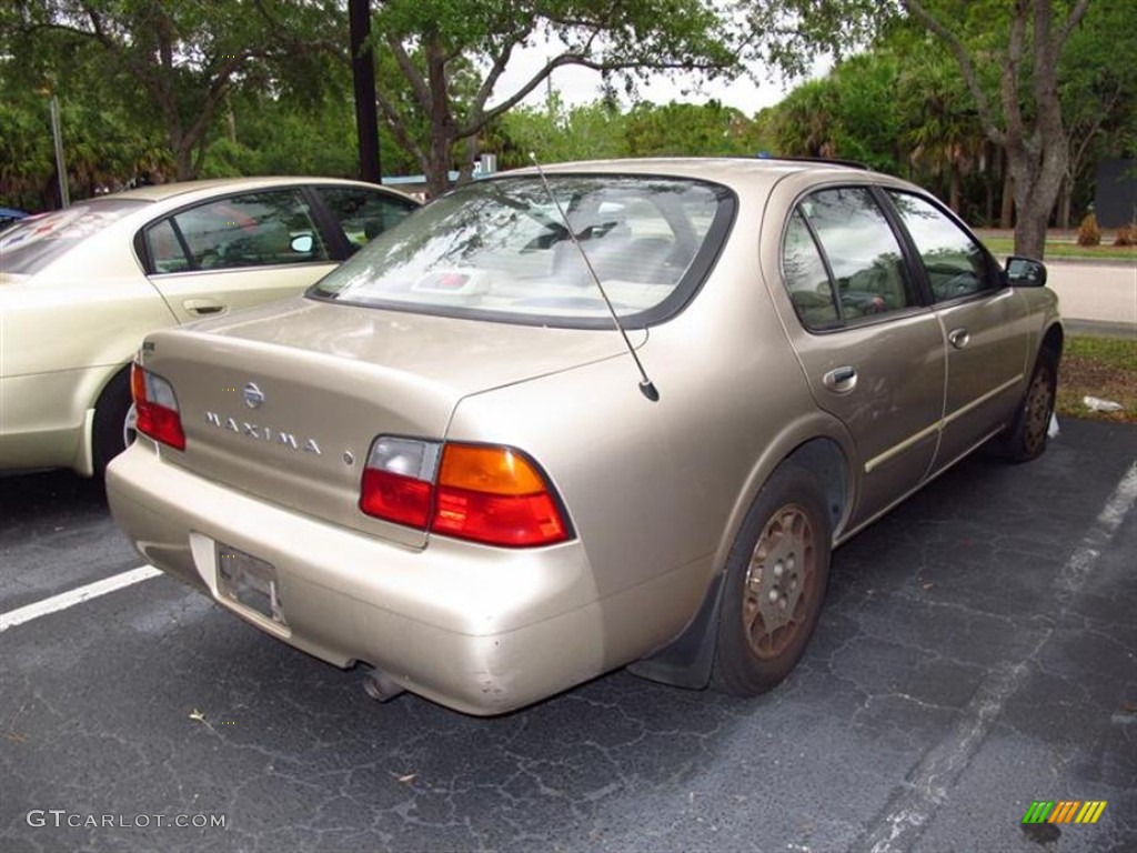 1996 Maxima GXE - Pebble Beige Metallic / Beige photo #2