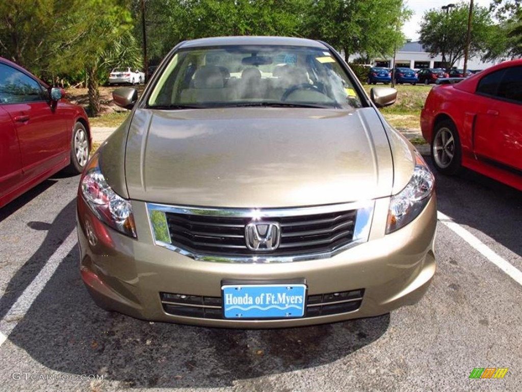 2010 Accord LX-P Sedan - Bold Beige Metallic / Ivory photo #1