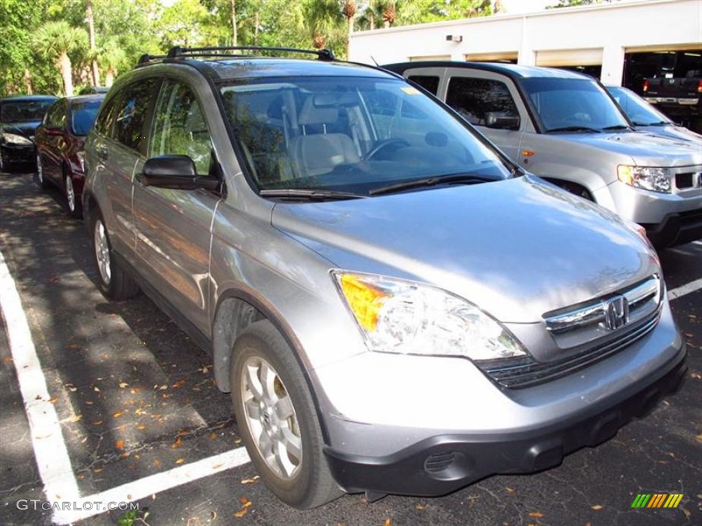 2008 CR-V EX - Whistler Silver Metallic / Gray photo #1