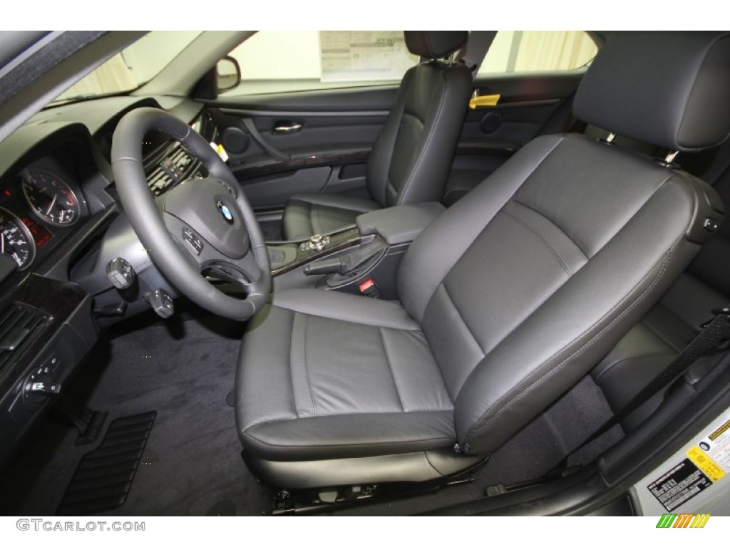 2012 3 Series 328i Coupe - Titanium Silver Metallic / Black photo #3