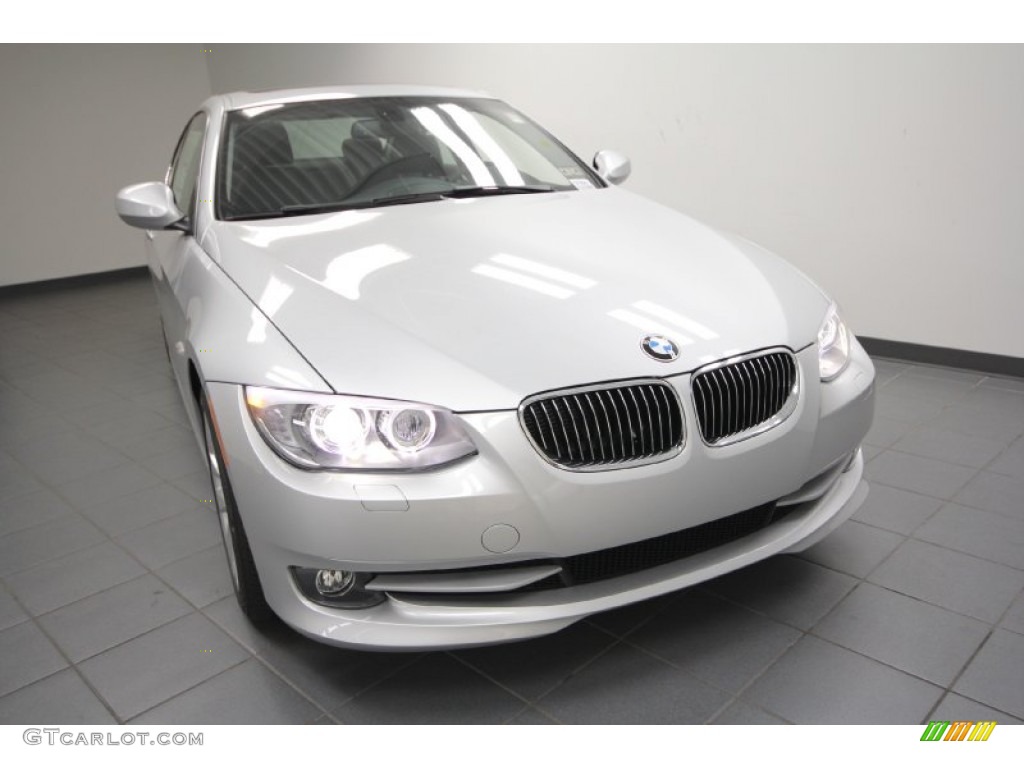 2012 3 Series 328i Coupe - Titanium Silver Metallic / Black photo #5