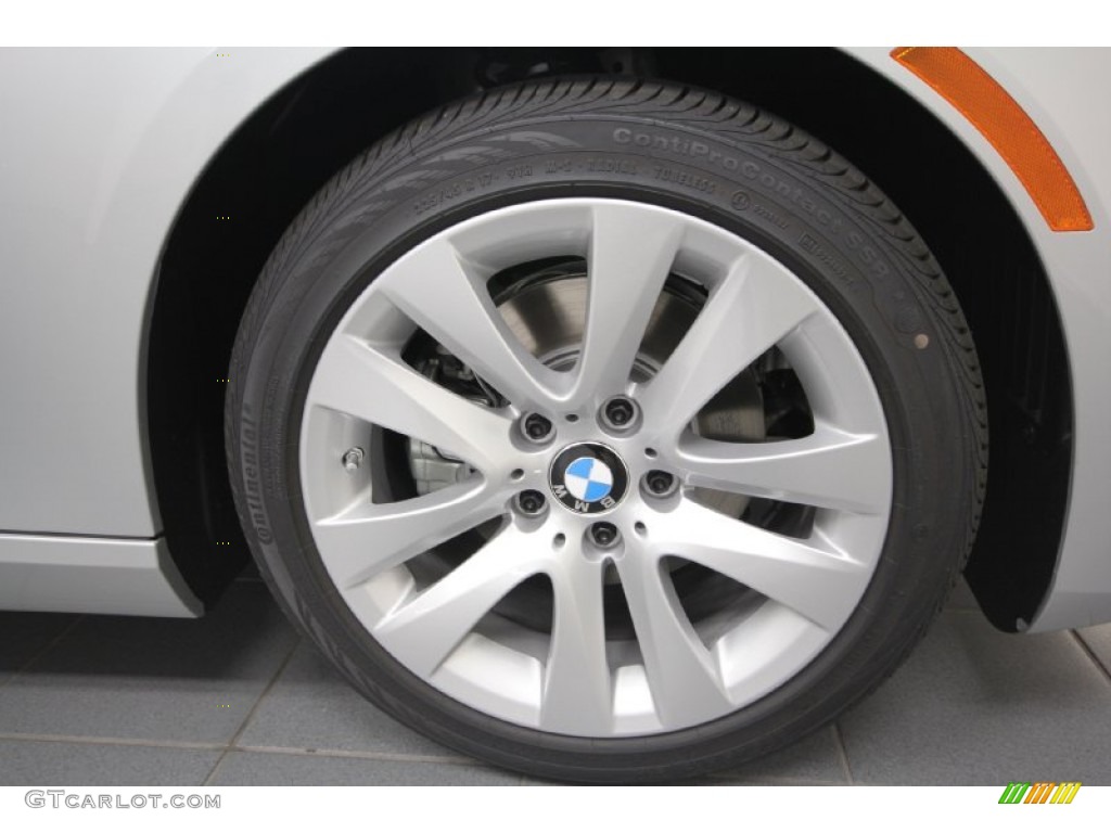 2012 3 Series 328i Coupe - Titanium Silver Metallic / Black photo #7