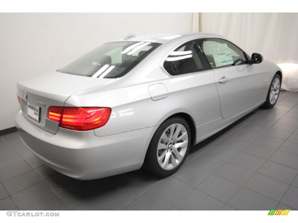 2012 3 Series 328i Coupe - Titanium Silver Metallic / Black photo #8