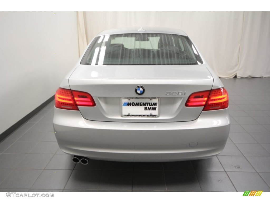 2012 3 Series 328i Coupe - Titanium Silver Metallic / Black photo #9