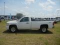 2007 Summit White Chevrolet Silverado 1500 LS Regular Cab 4x4  photo #5