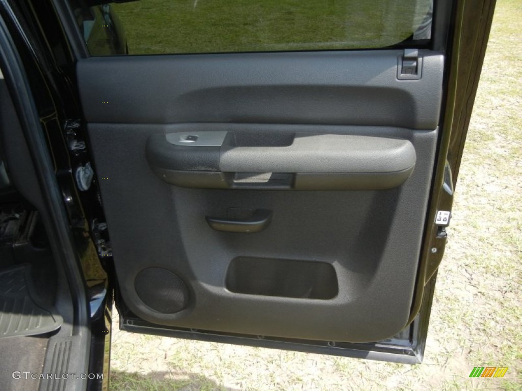2008 Sierra 1500 SLE Crew Cab 4x4 - Onyx Black / Dark Titanium photo #9