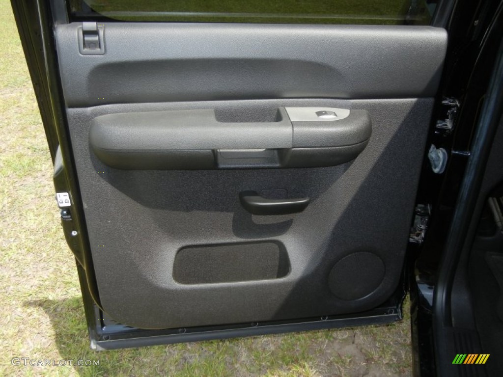 2008 Sierra 1500 SLE Crew Cab 4x4 - Onyx Black / Dark Titanium photo #11