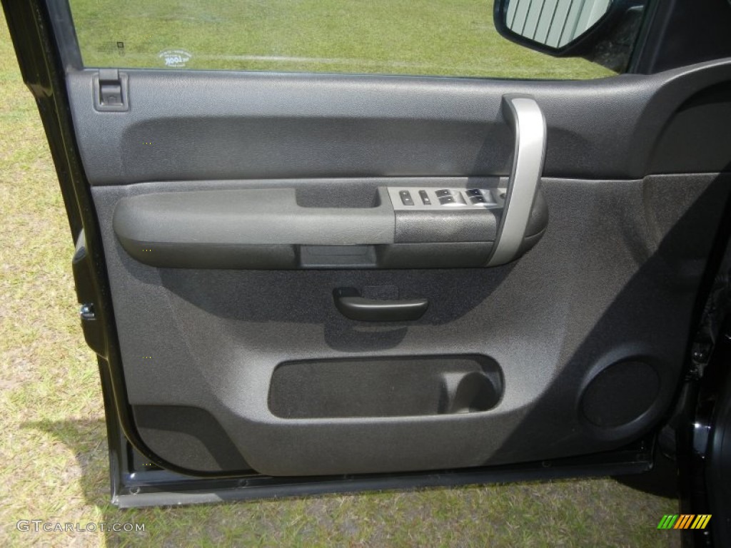 2008 Sierra 1500 SLE Crew Cab 4x4 - Onyx Black / Dark Titanium photo #13