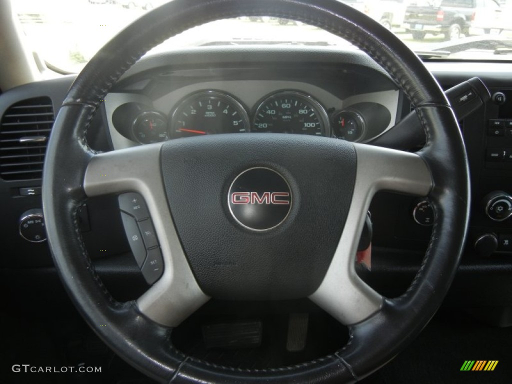 2008 Sierra 1500 SLE Crew Cab 4x4 - Onyx Black / Dark Titanium photo #14