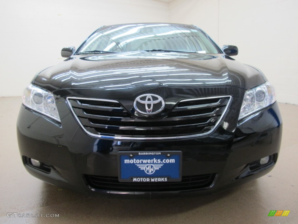 2007 Camry XLE V6 - Black / Bisque photo #3