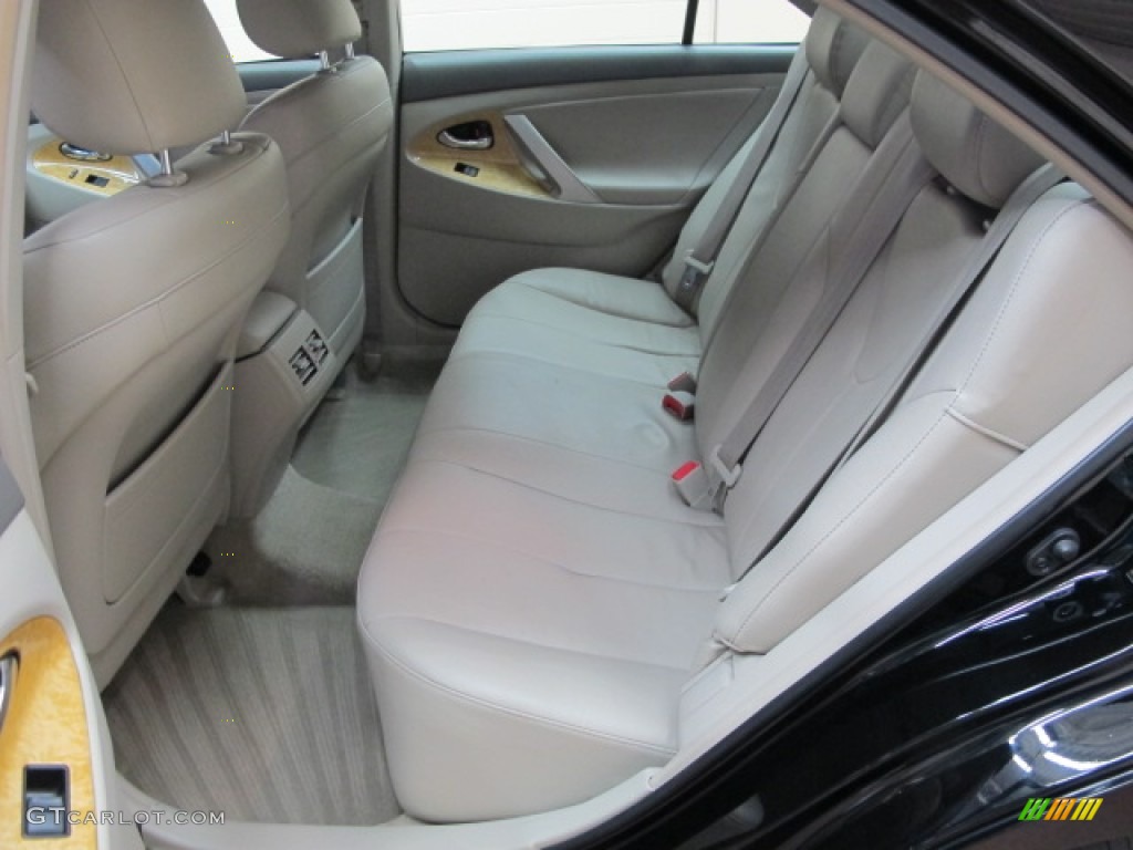 2007 Camry XLE V6 - Black / Bisque photo #19