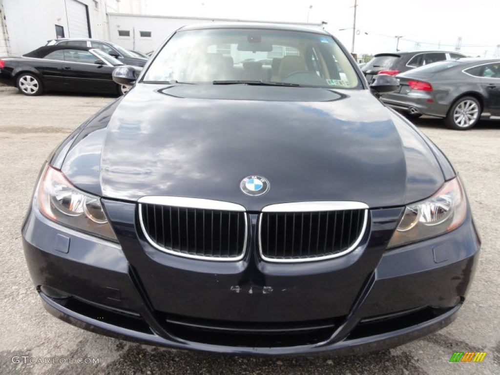 2006 3 Series 325xi Sedan - Monaco Blue Metallic / Beige photo #4