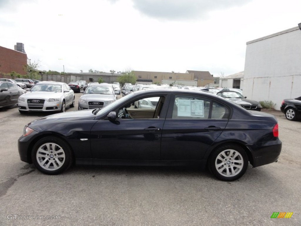 2006 3 Series 325xi Sedan - Monaco Blue Metallic / Beige photo #12