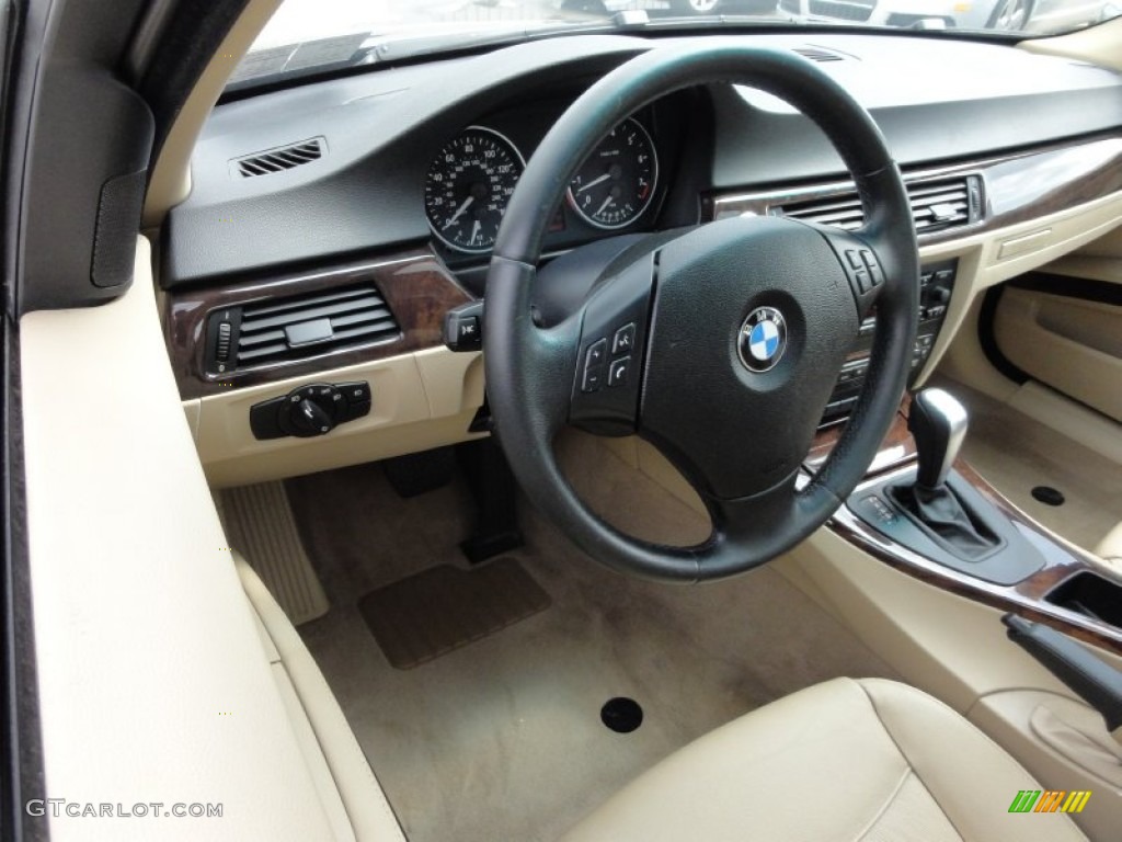2006 3 Series 325xi Sedan - Monaco Blue Metallic / Beige photo #13