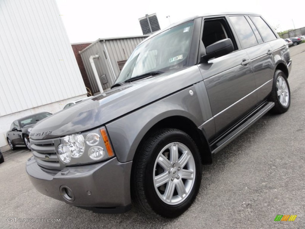 2008 Range Rover V8 HSE - Stornoway Grey Metallic / Jet Black photo #3