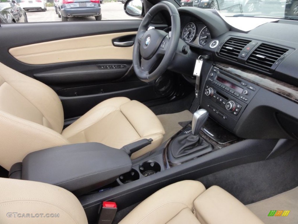 2009 1 Series 135i Convertible - Alpine White / Savanna Beige/Black Boston Leather photo #20