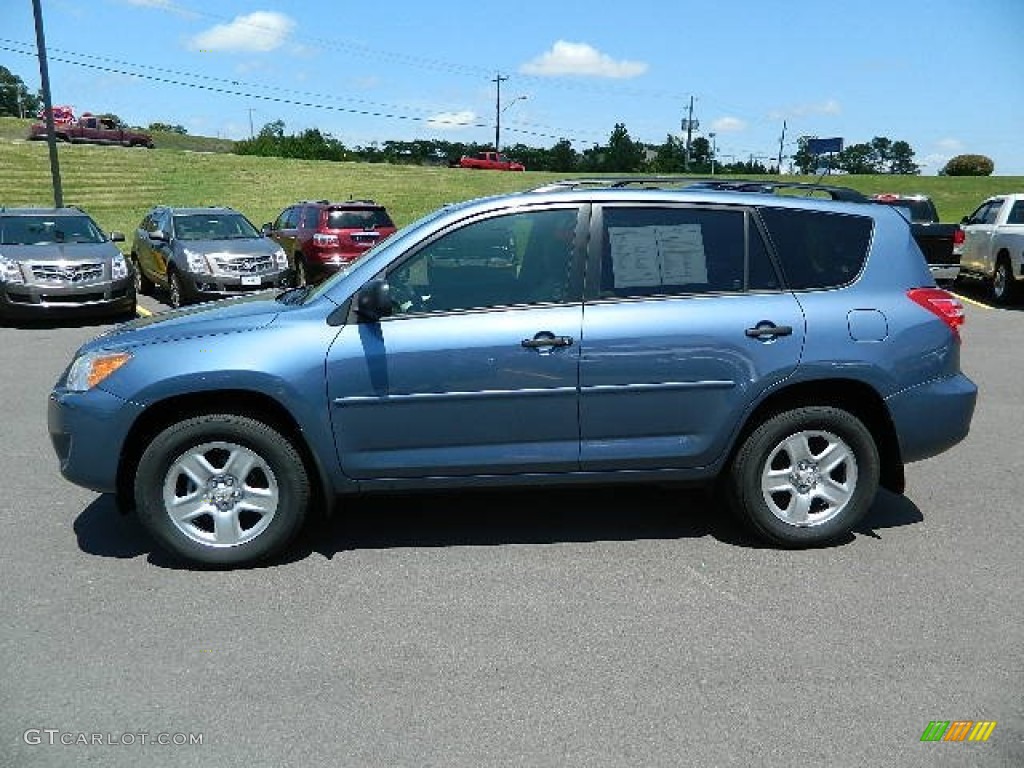 2009 RAV4 I4 - Pacific Blue Metallic / Sand Beige photo #6