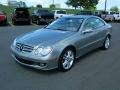 2008 Iridium Silver Metallic Mercedes-Benz CLK 350 Coupe  photo #8