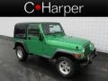 2004 Electric Lime Green Pearl Jeep Wrangler Sport 4x4  photo #1