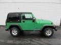 2004 Electric Lime Green Pearl Jeep Wrangler Sport 4x4  photo #2