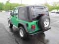2004 Electric Lime Green Pearl Jeep Wrangler Sport 4x4  photo #7