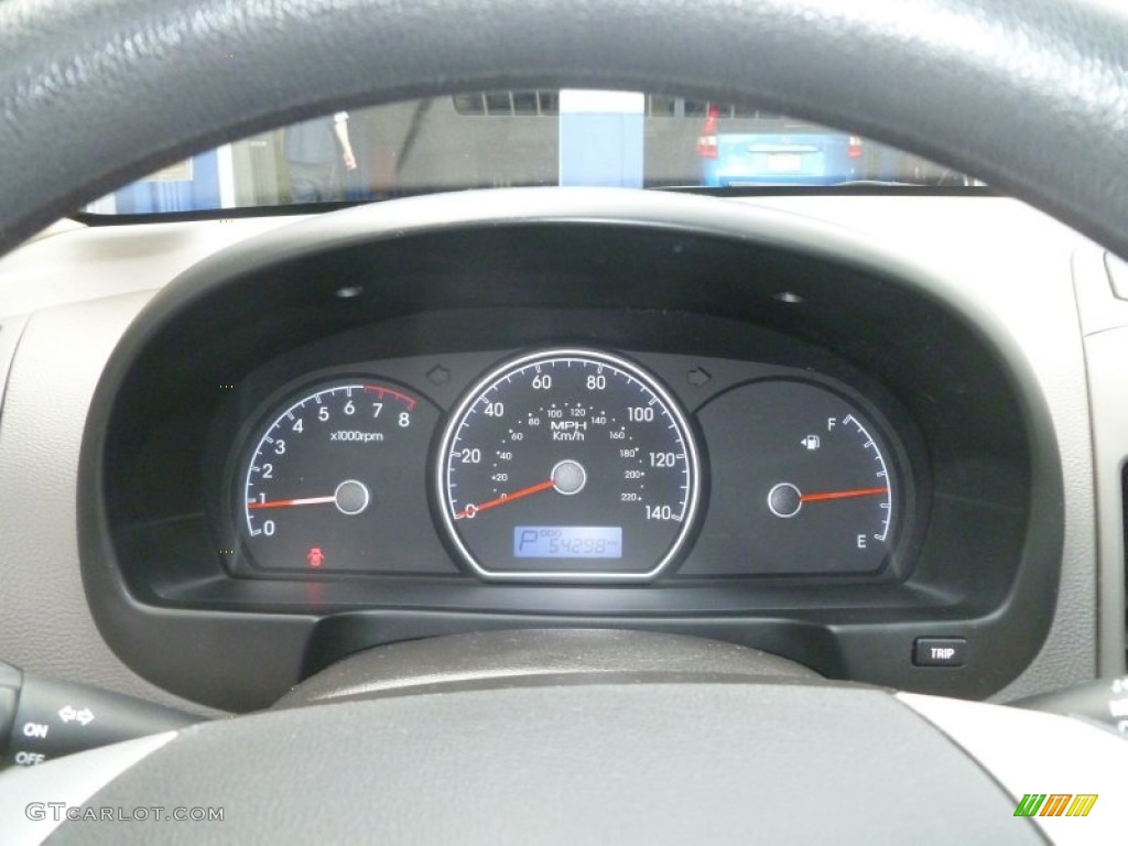 2009 Elantra GLS Sedan - Regatta Blue / Beige photo #7