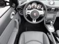 Black/Stone Grey 2011 Porsche 911 Turbo S Cabriolet Interior Color