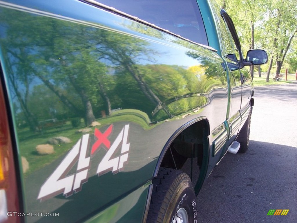 2000 Silverado 1500 LS Extended Cab 4x4 - Meadow Green Metallic / Medium Oak photo #30