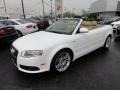 Ibis White - A4 2.0T Cabriolet Photo No. 2
