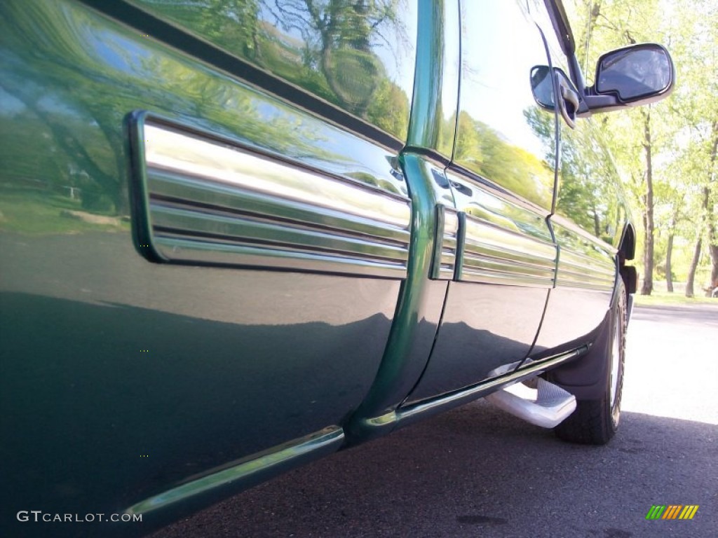 2000 Silverado 1500 LS Extended Cab 4x4 - Meadow Green Metallic / Medium Oak photo #33